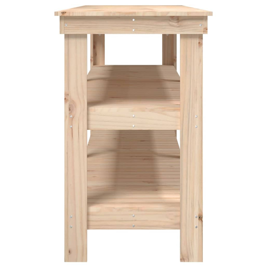 Werkbank 181X50X80 Cm Massief Grenenhout