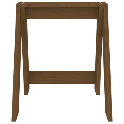 Krukken 2 St 40X40X45 Cm Massief Grenenhout Honingbruin