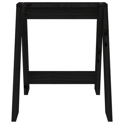 Krukken 2 St 40X40X45 Cm Massief Grenenhout Zwart