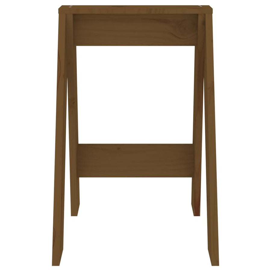 Krukken 2 St 40X40X60 Cm Massief Grenenhout Honingbruin
