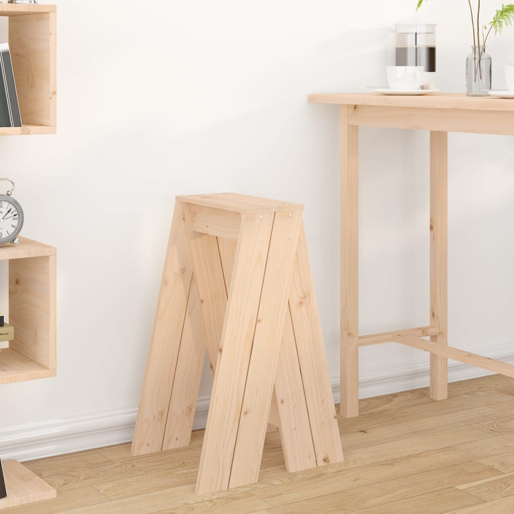Krukken 2 St 40X40X75 Cm Massief Grenenhout