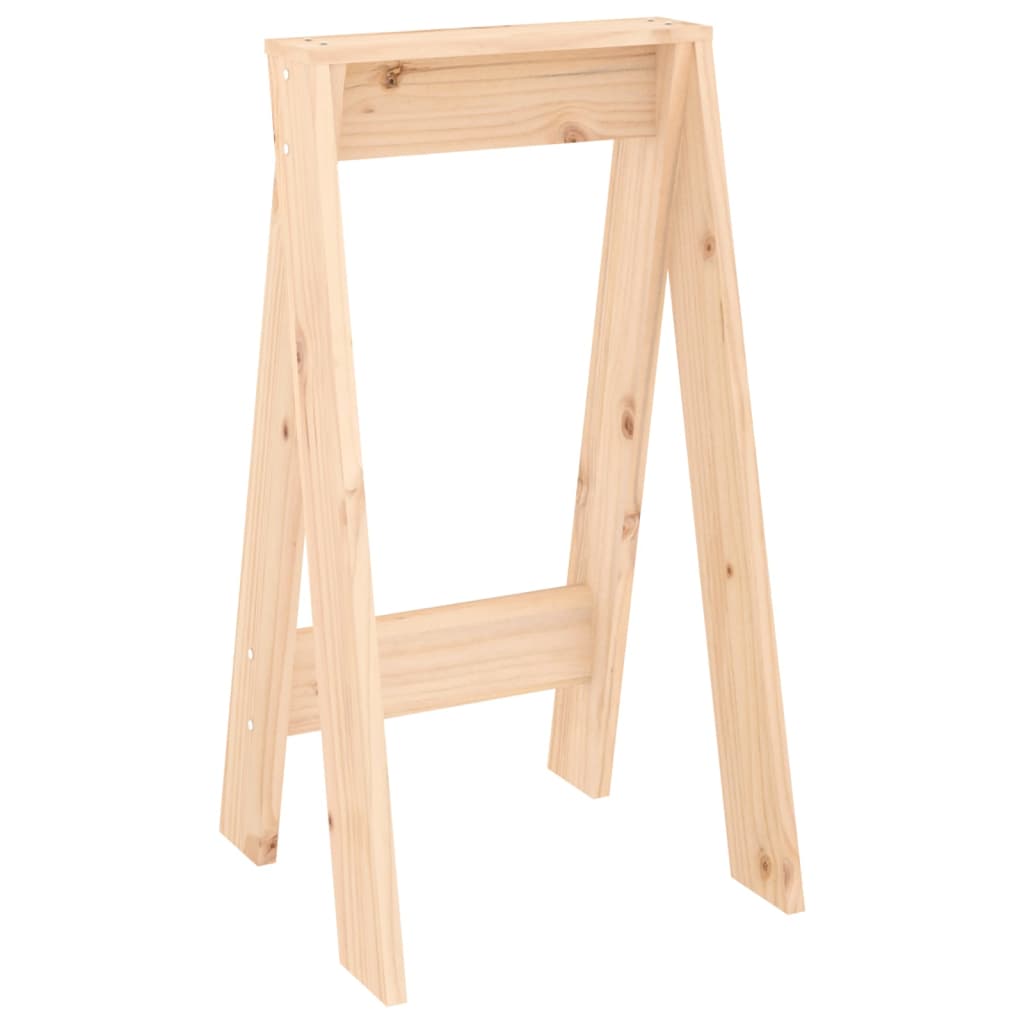 Krukken 2 St 40X40X75 Cm Massief Grenenhout