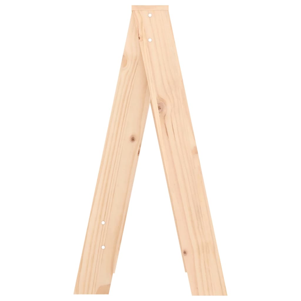 Krukken 2 St 40X40X75 Cm Massief Grenenhout