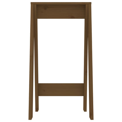 Krukken 2 St 40X40X75 Cm Massief Grenenhout Honingbruin