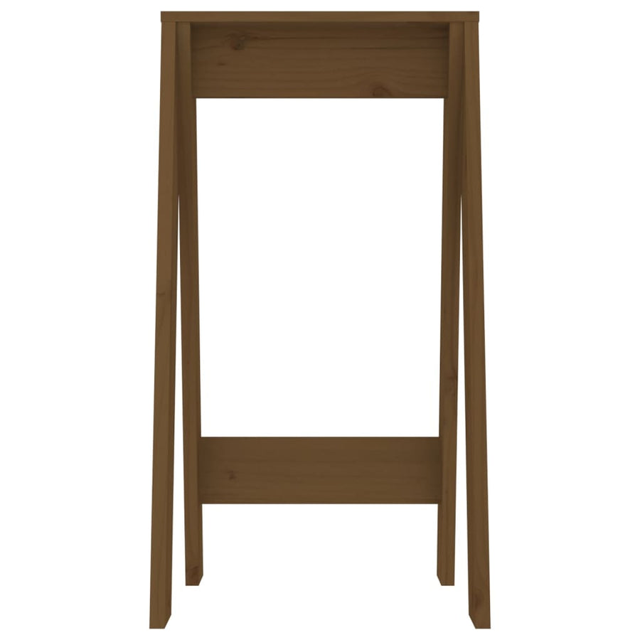 Krukken 2 St 40X40X75 Cm Massief Grenenhout Honingbruin