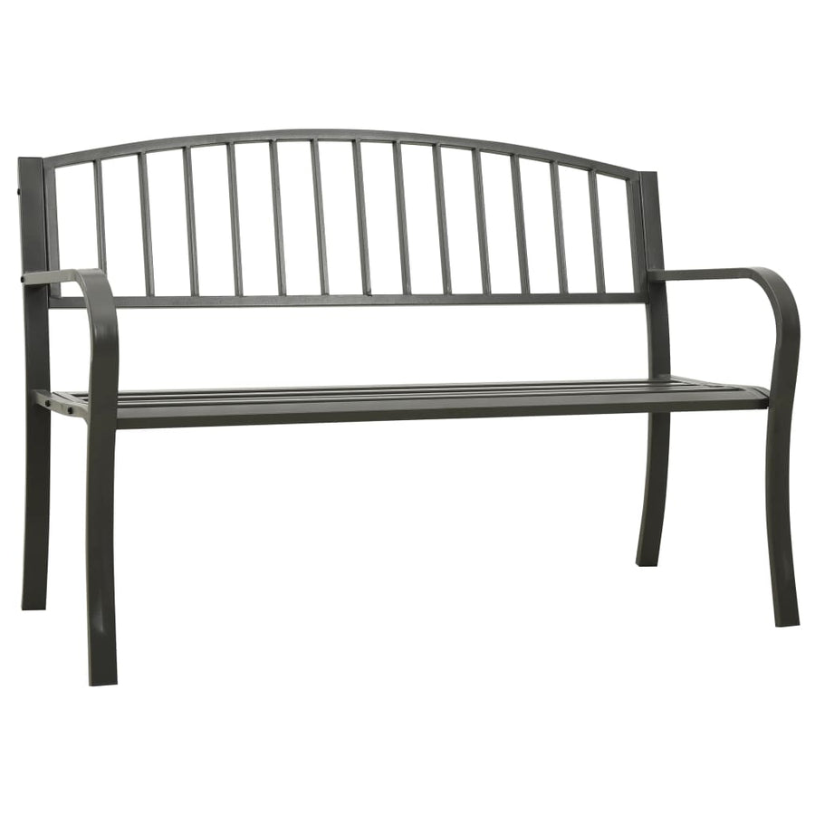Tuinbank 120 Cm Staal Grijs