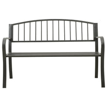 Tuinbank 120 Cm Staal Grijs