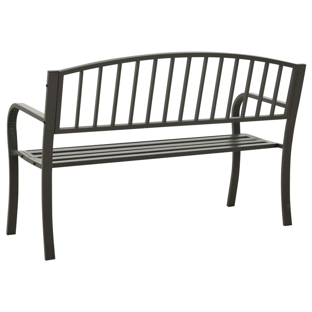 Tuinbank 120 Cm Staal Grijs