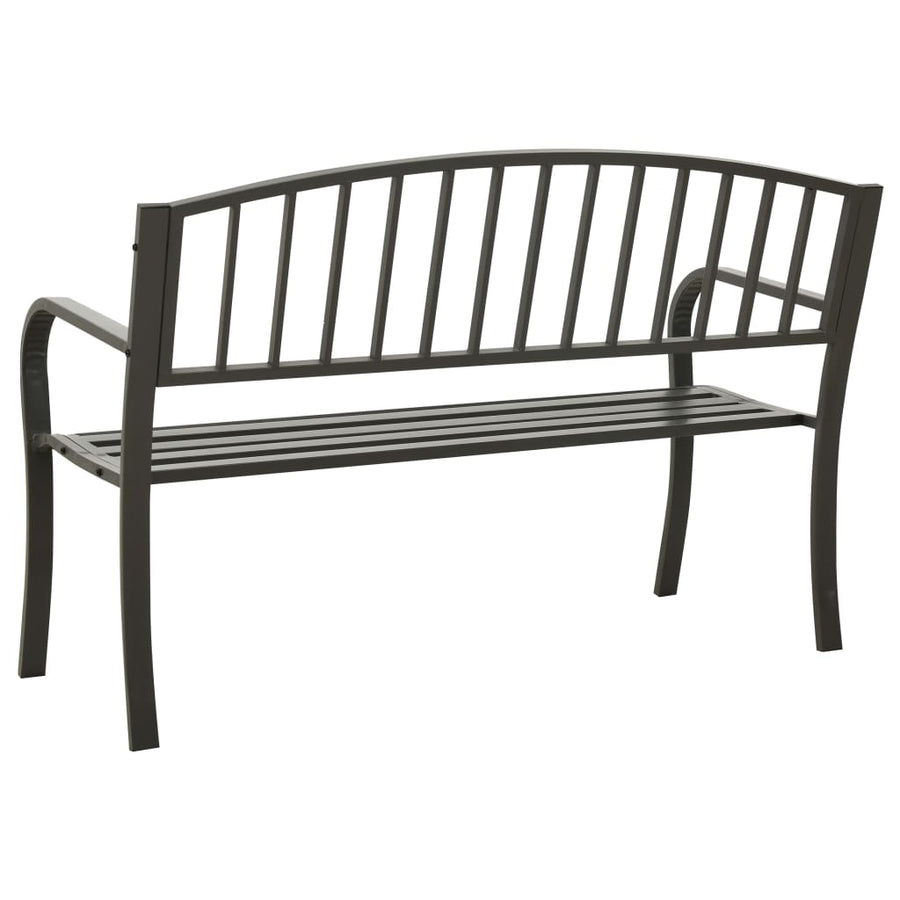 Tuinbank 120 Cm Staal Grijs