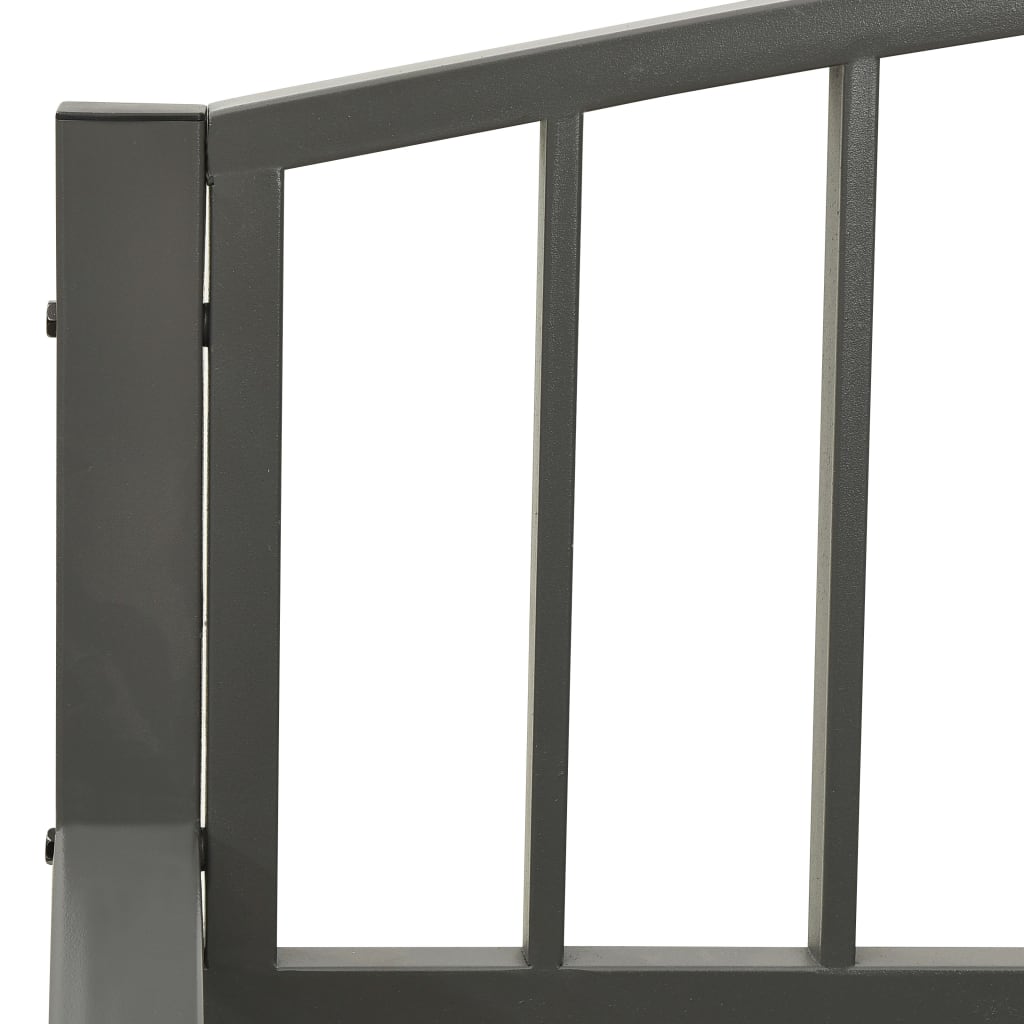 Tuinbank 120 Cm Staal Grijs