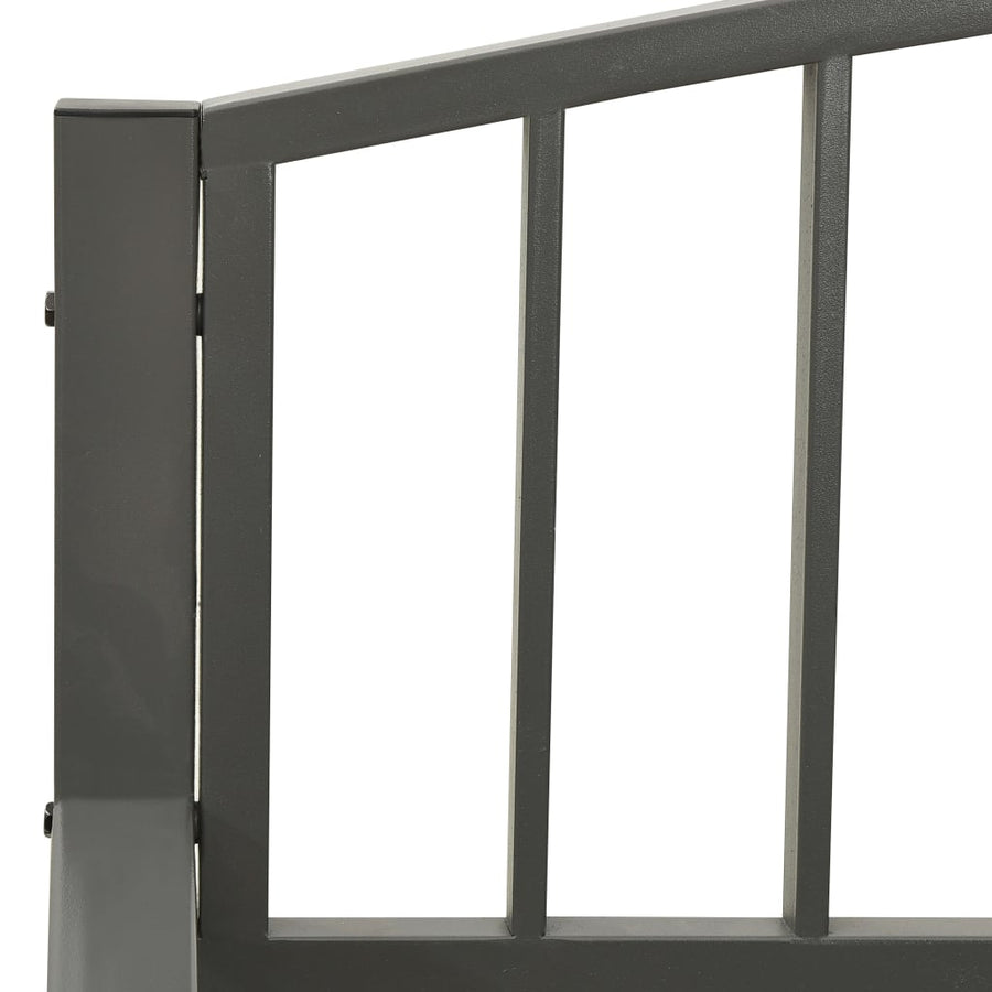 Tuinbank 120 Cm Staal Grijs