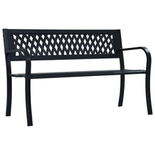 Tuinbank 120 Cm Staal Zwart