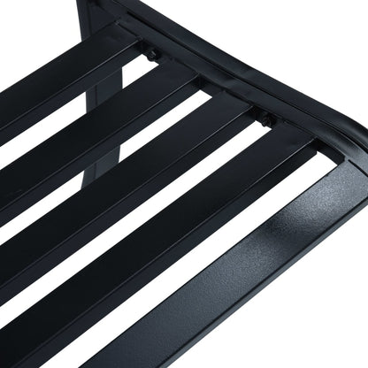 Tuinbank 120 Cm Staal Zwart