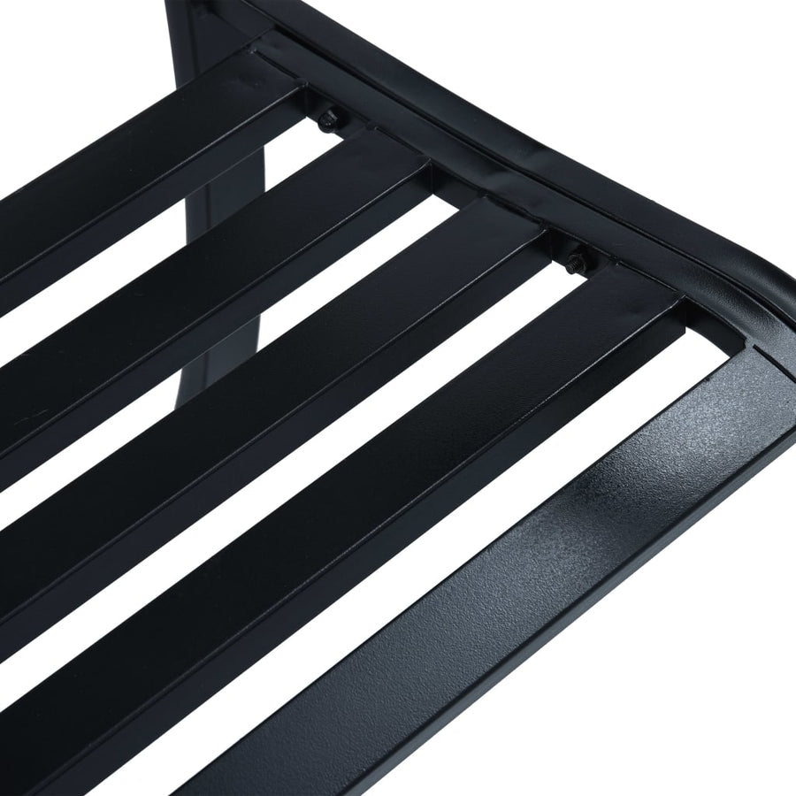 Tuinbank 120 Cm Staal Zwart