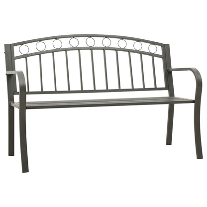 Tuinbank 120 Cm Staal Grijs