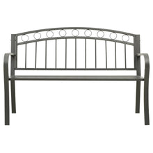 Tuinbank 120 Cm Staal Grijs