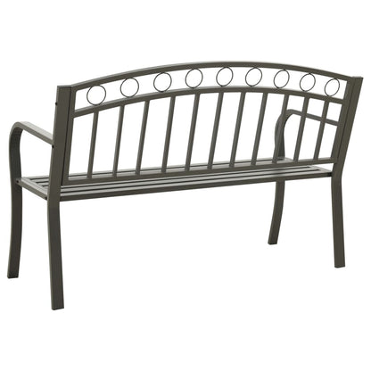 Tuinbank 120 Cm Staal Grijs