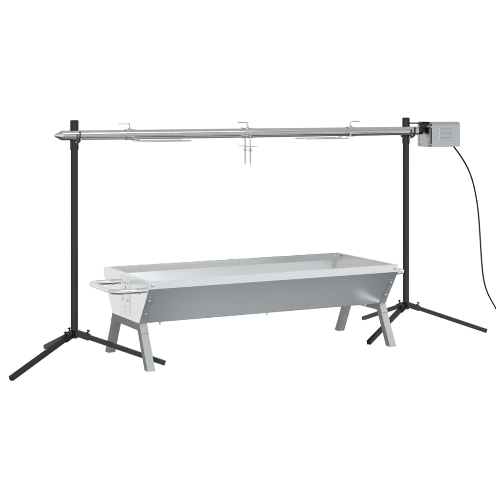 Barbecue Grill- En Bakset Automatisch Roestvrij Staal 150 x 46.5 x 82.5 cm