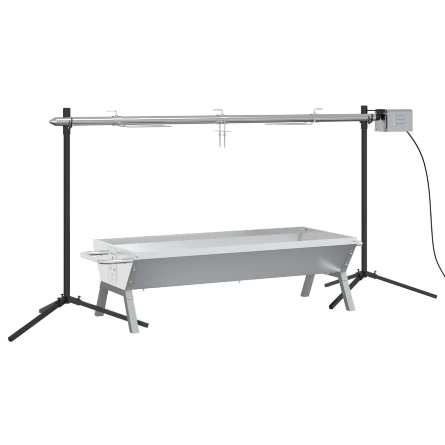 Barbecue Grill- En Bakset Automatisch Roestvrij Staal 150 x 46.5 x 82.5 cm