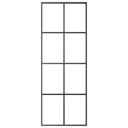 Schuifdeur Met Beslag Esg-Glas En Aluminium 76 x 205 cm 4x2 rooster