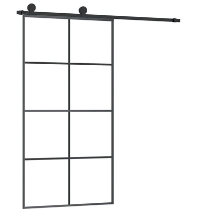 Schuifdeur Met Beslag 02,5X205 Cm Esg-Glas En Aluminium