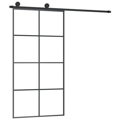 Schuifdeur Met Beslag 02,5X205 Cm Esg-Glas En Aluminium