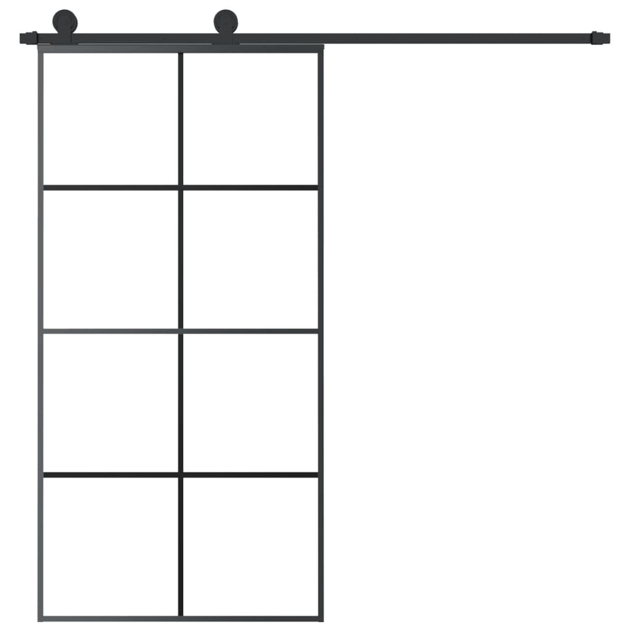 Schuifdeur Met Beslag 02,5X205 Cm Esg-Glas En Aluminium
