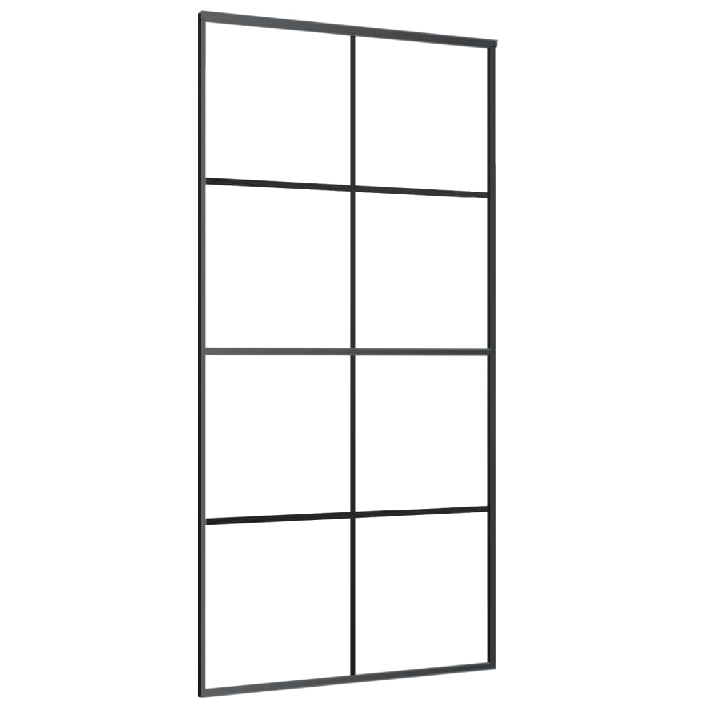 Schuifdeur Met Beslag 02,5X205 Cm Esg-Glas En Aluminium
