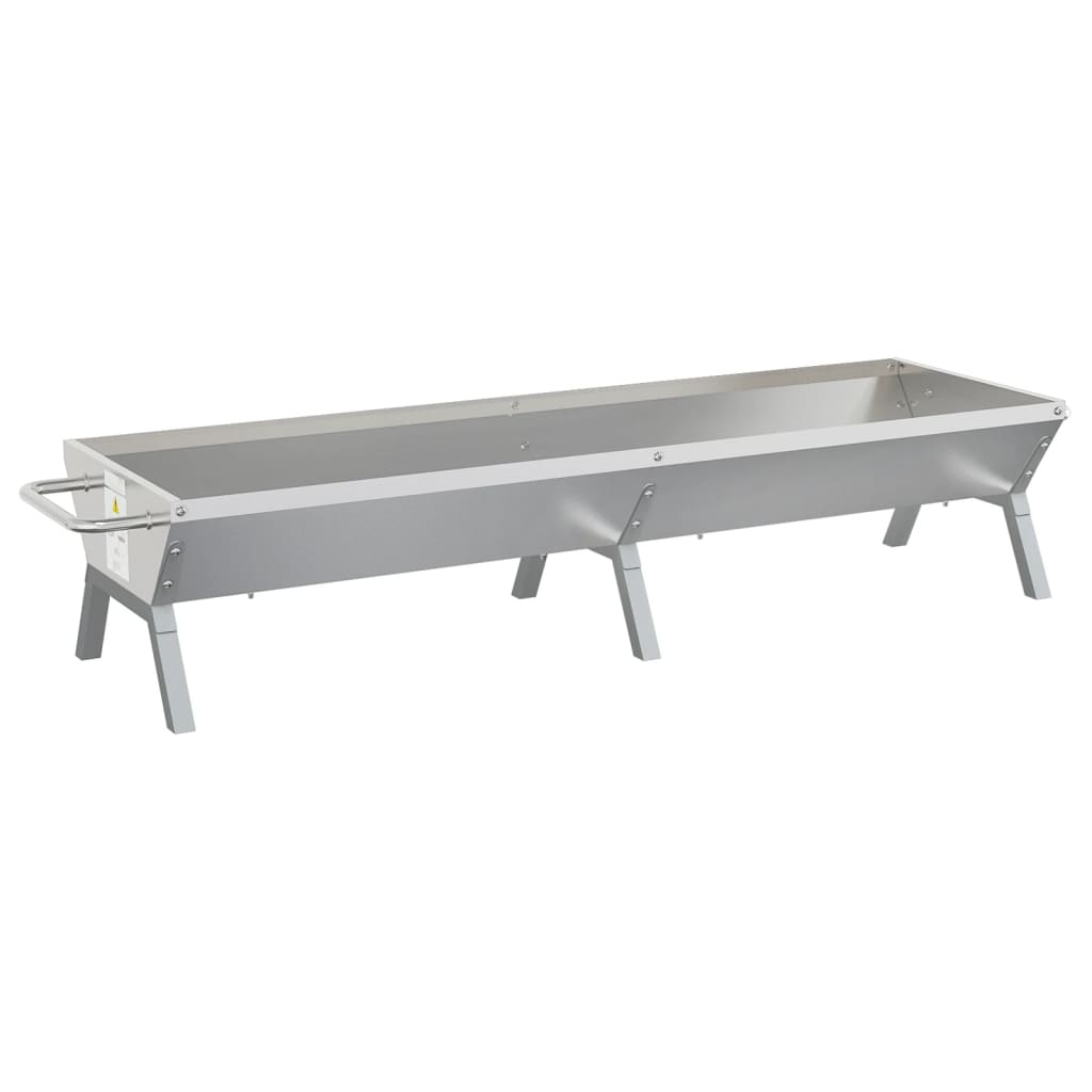 Barbecueplaat Roestvrij Staal Zilverkleurig 158 x 42 x 31 cm