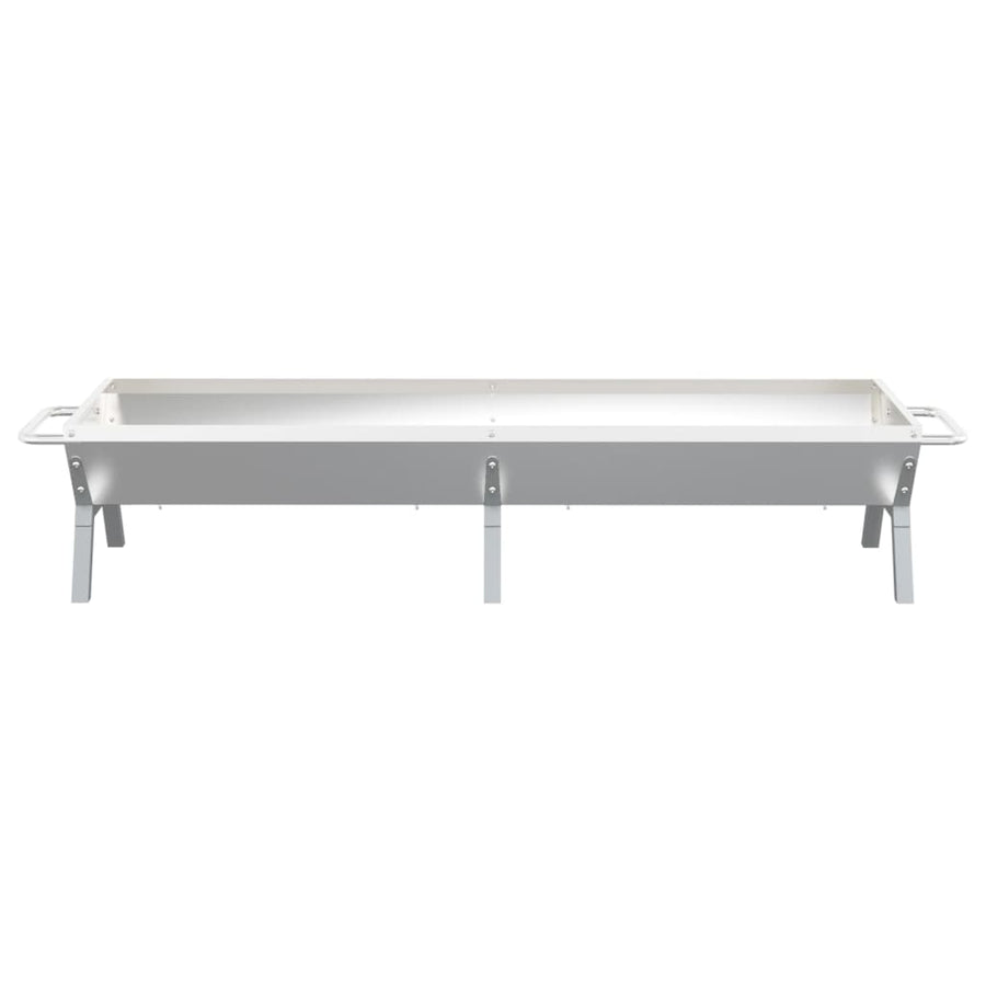 Barbecueplaat Roestvrij Staal Zilverkleurig 158 x 42 x 31 cm