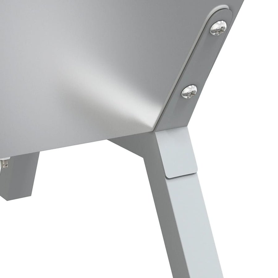 Barbecueplaat Roestvrij Staal Zilverkleurig 158 x 42 x 31 cm