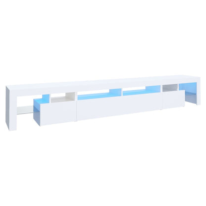 Tv-Meubel Met Led-Verlichting 260X36,5X40 Cm 260 x 36.5 x 40 cm Wit