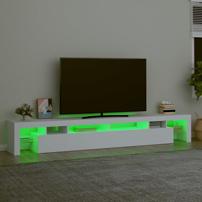Tv-Meubel Met Led-Verlichting 260X36,5X40 Cm 260 x 36.5 x 40 cm Wit
