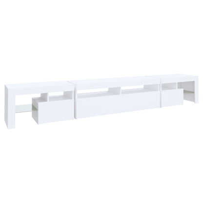 Tv-Meubel Met Led-Verlichting 260X36,5X40 Cm 260 x 36.5 x 40 cm Wit