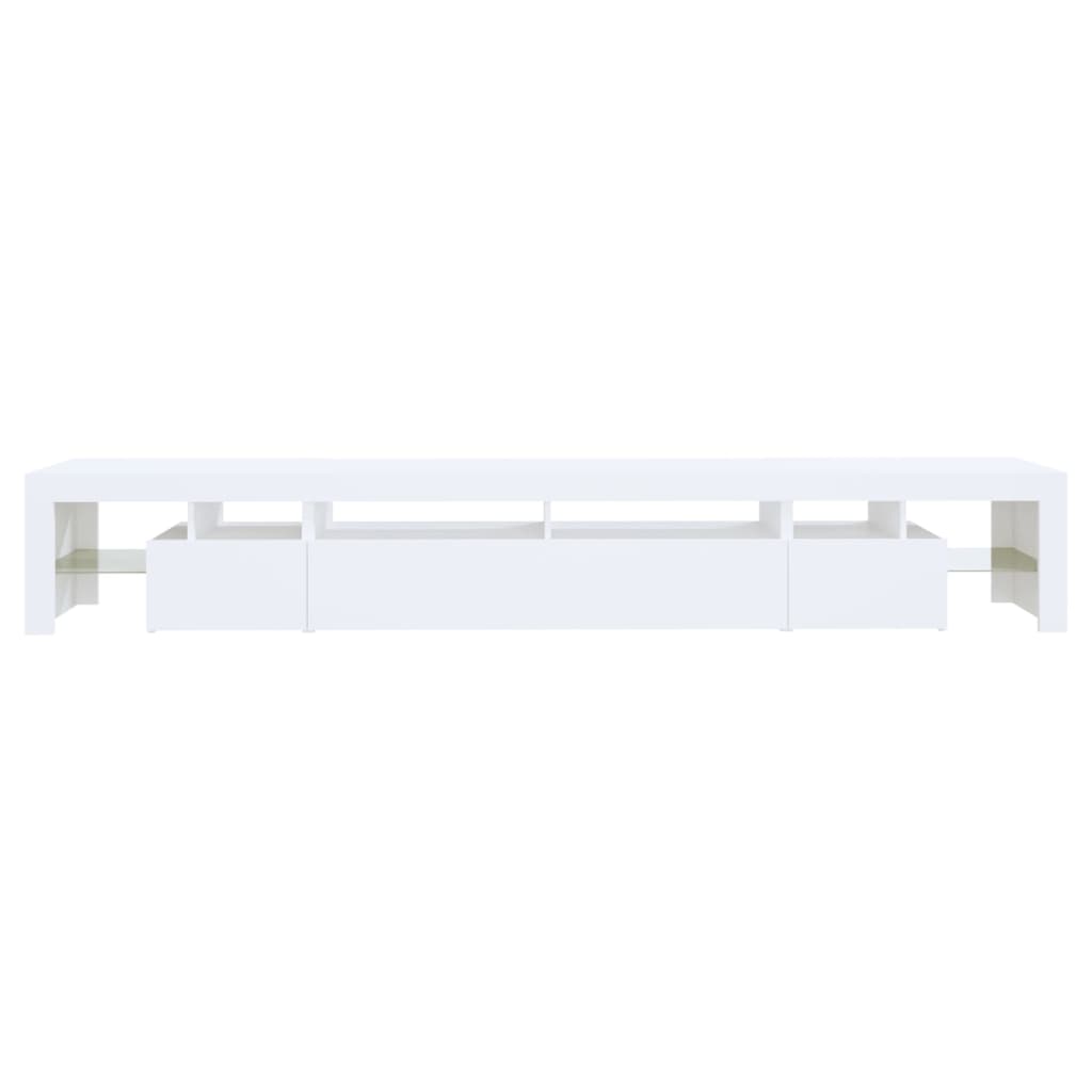 Tv-Meubel Met Led-Verlichting 260X36,5X40 Cm 260 x 36.5 x 40 cm Wit
