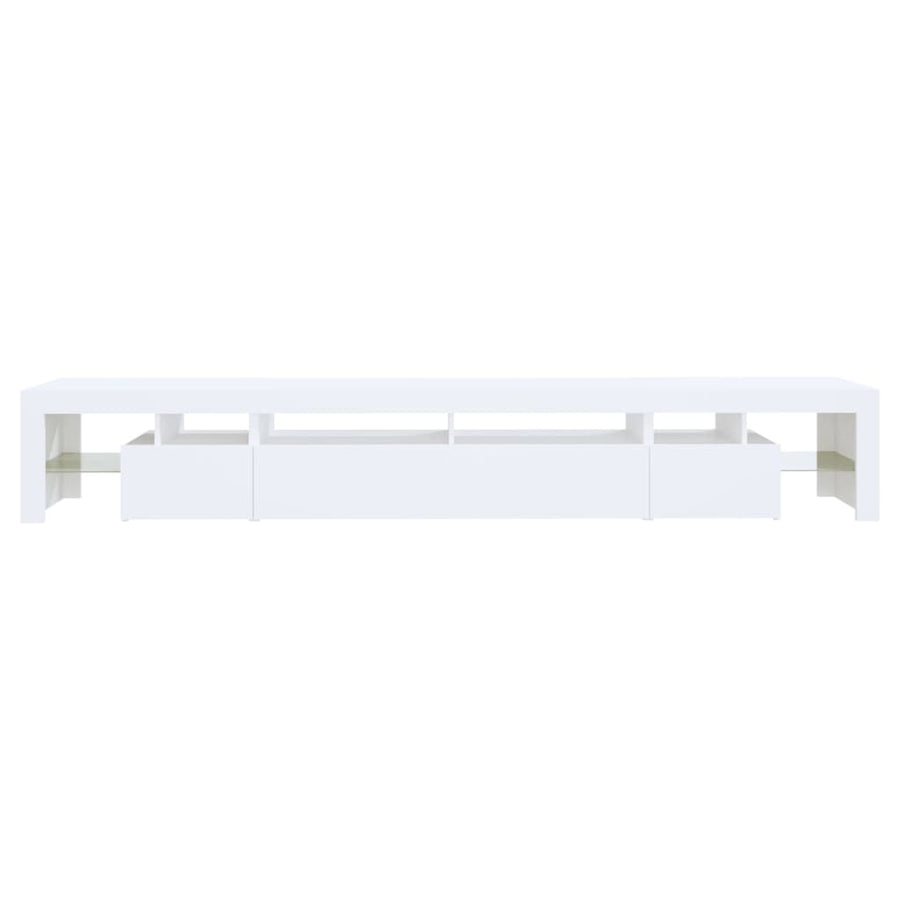 Tv-Meubel Met Led-Verlichting 260X36,5X40 Cm 260 x 36.5 x 40 cm Wit