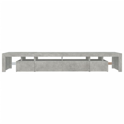 Tv-Meubel Met Led-Verlichting 260X36,5X40 Cm 260 x 36.5 x 40 cm Betongrijs