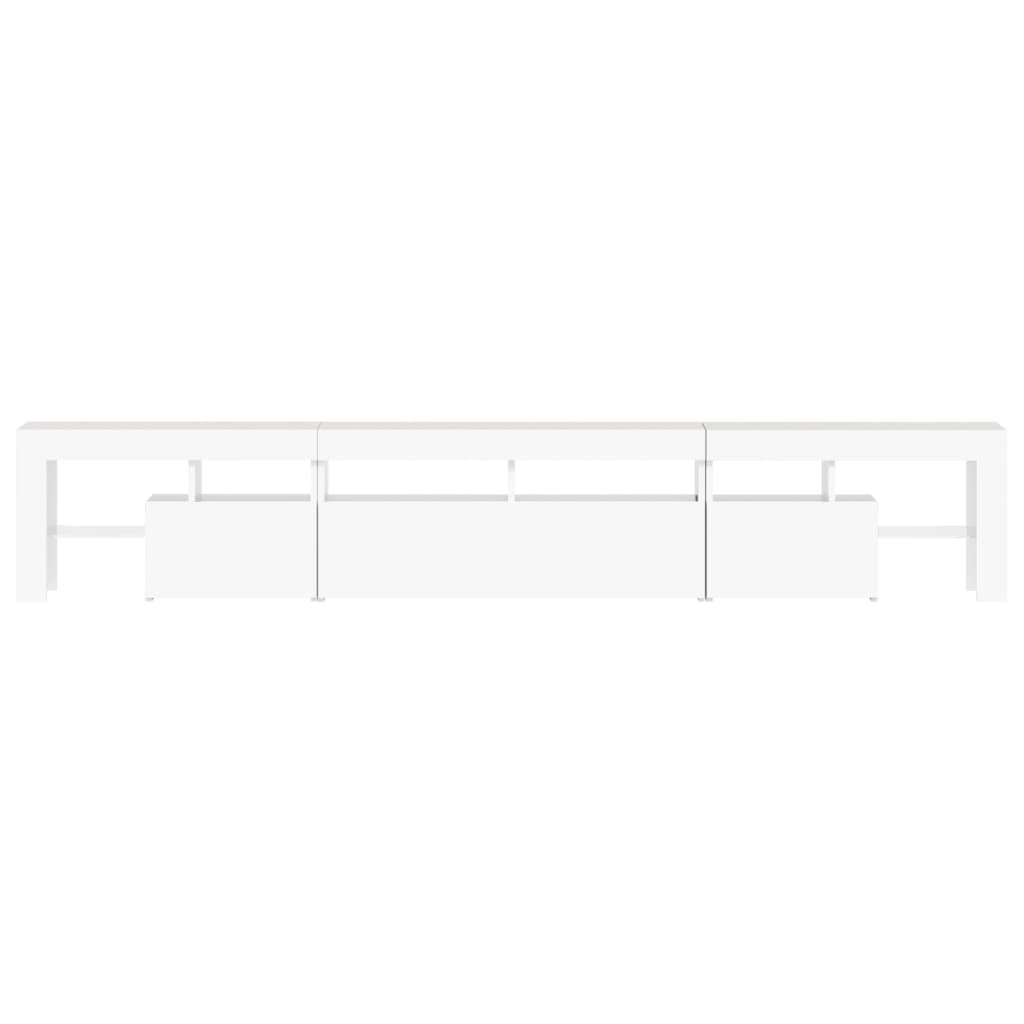 Tv-Meubel Met Led-Verlichting 230X36,5X40 Cm 230 x 36.5 x 40 cm Wit