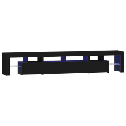 Tv-Meubel Met Led-Verlichting 230X36,5X40 Cm Zwart 1 230 x 36.5 x 40 cm