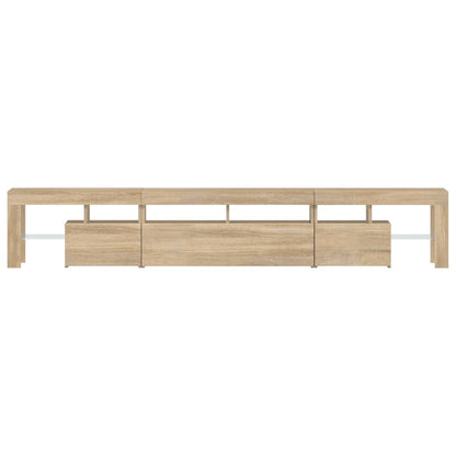 Tv-Meubel Met Led-Verlichting 230X36,5X40Cm Kleurig 230 x 36.5 x 40 cm Sonoma eiken