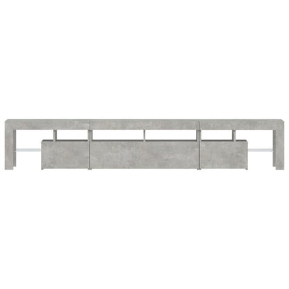 Tv-Meubel Met Led-Verlichting 230X36,5X40 Cm Betongrijs 1 230 x 36.5 x 40 cm