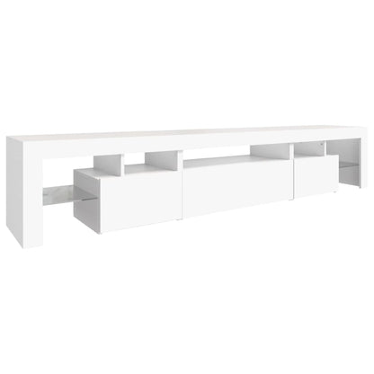 Tv-Meubel Met Led-Verlichting 25X36,5X40 Cm 215 x 36.5 x 40 cm Wit