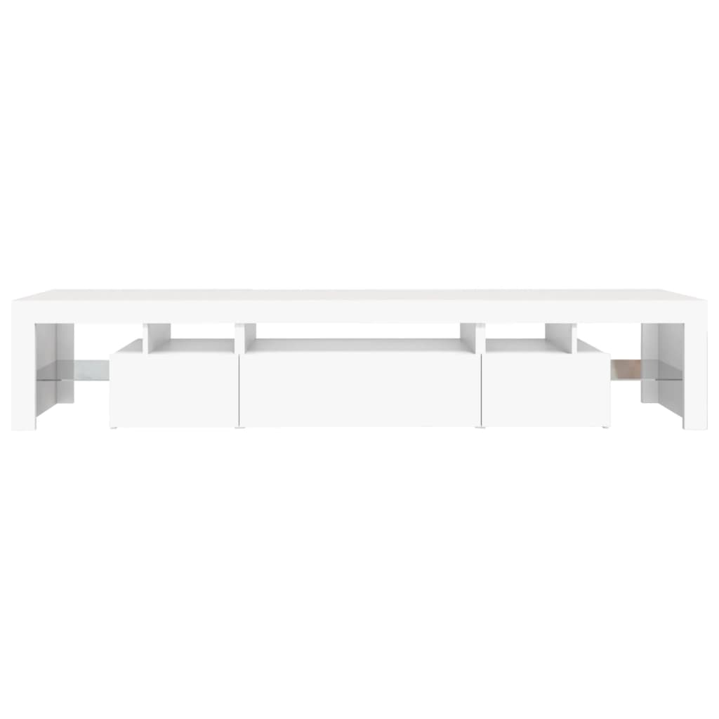 Tv-Meubel Met Led-Verlichting 25X36,5X40 Cm 215 x 36.5 x 40 cm Wit