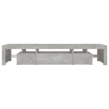 Tv-Meubel Met Led-Verlichting 25X36,5X40 Cm 215 x 36.5 x 40 cm Betongrijs