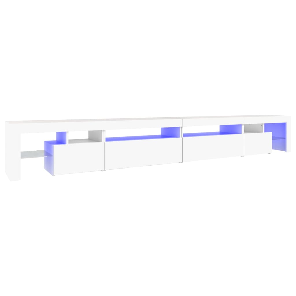 Tv-Meubel Met Led-Verlichting 290X36,5X40 Cm 290 x 36.5 x 40 cm Wit