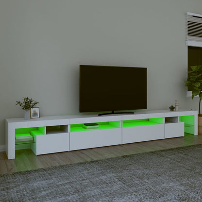 Tv-Meubel Met Led-Verlichting 290X36,5X40 Cm 290 x 36.5 x 40 cm Wit