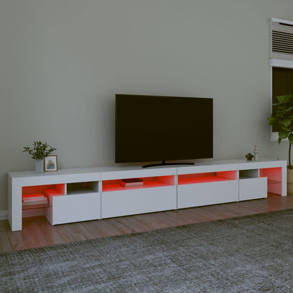 Tv-Meubel Met Led-Verlichting 290X36,5X40 Cm 290 x 36.5 x 40 cm Wit