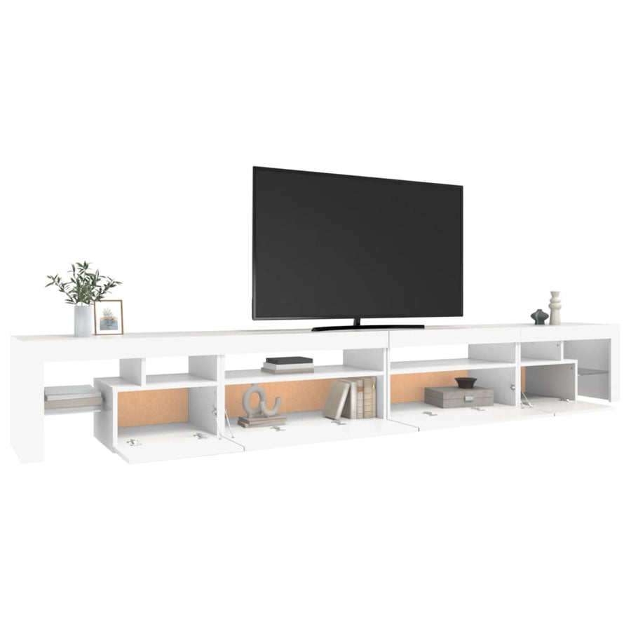 Tv-Meubel Met Led-Verlichting 290X36,5X40 Cm 290 x 36.5 x 40 cm Wit