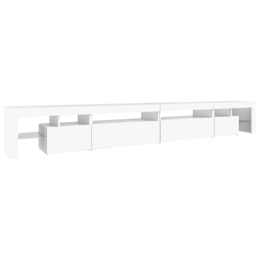Tv-Meubel Met Led-Verlichting 290X36,5X40 Cm 290 x 36.5 x 40 cm Wit
