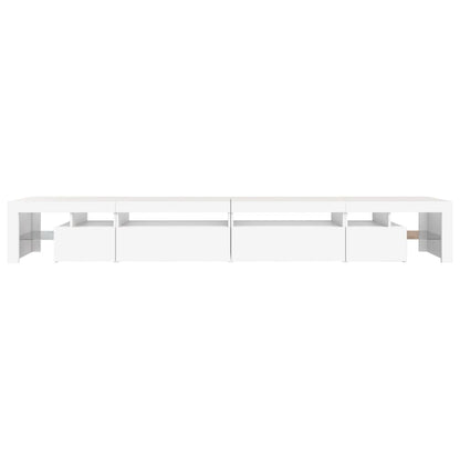 Tv-Meubel Met Led-Verlichting 290X36,5X40 Cm 290 x 36.5 x 40 cm Wit